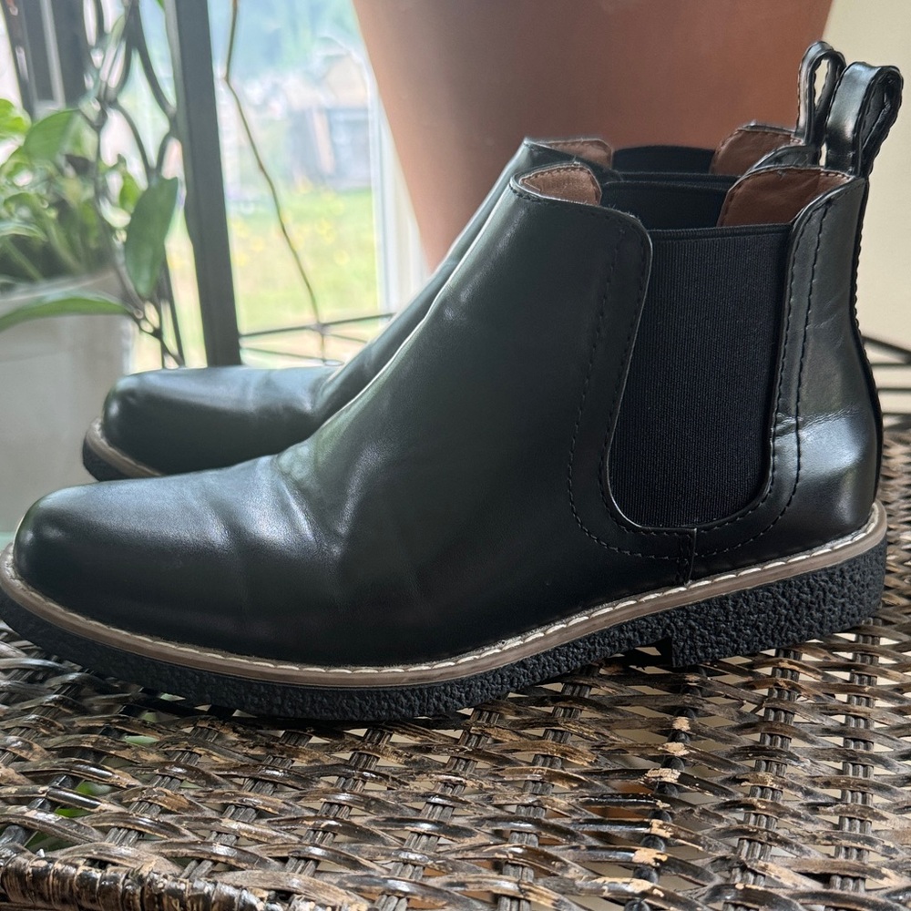 Deer Stags Big‎ Boys Zane black Ankle Boots Kids Size 2